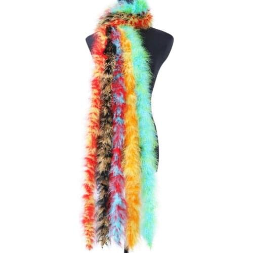 Fluffy Marabou Feathers Boa Wedding Party Accessory 20 Gram Turkey Feathers Boa Clothes Shawl Scarf Decoration Wholesale 2 Meter