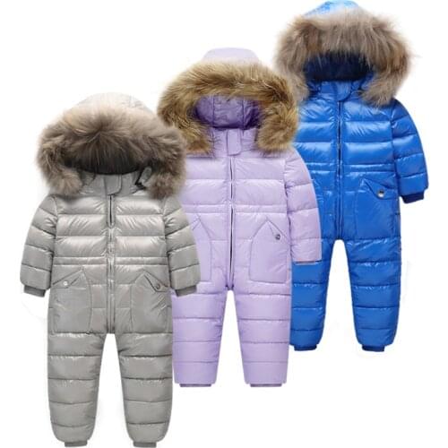 2019 new childrens clothing 2-5y childrens winter jackets for boys clothes down kids jacket Pink Girls Coat Shiny snowsuit