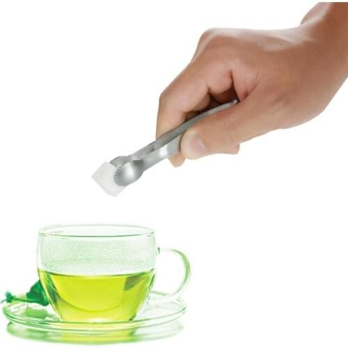 5pcs Coffee Sugar Clip Stainless Steel Tweezer Mini Clamp Suger Tong Clips Coffee Ice Cube Tea Clips Kitchen Bar Tool