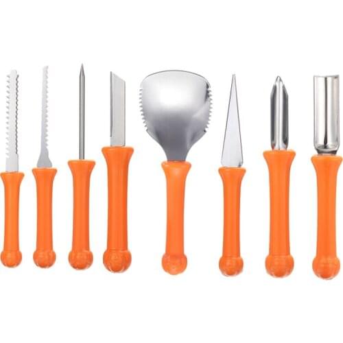 8Pcs/Set Professional Carving Kit Handmade Crafts Carving Cutter Arts Pottery Carving Tool Homedecor Best Halloween Gift