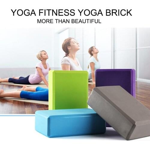 2pcs Yoga Block High-density EVA Anti-skid Foam Brick Pilates Stretch Exercises Tool Fitness Workout Accessories -40