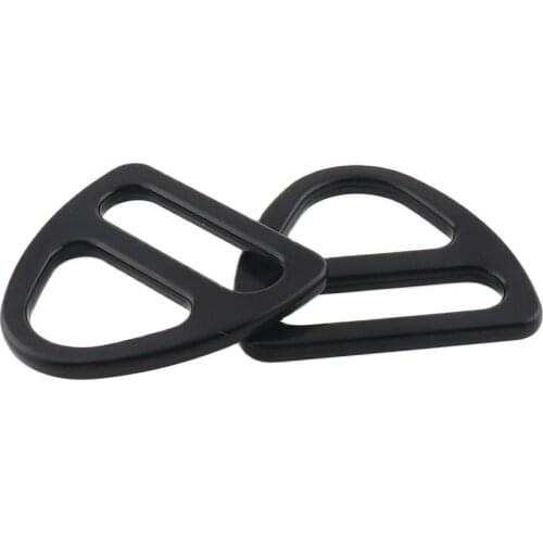 Black Color Metal Silder Inner1''1/2'' Alloy Adjustment Belt Anti-skid Buckle Connection Buckles for Webbing Belt Handbag Bag