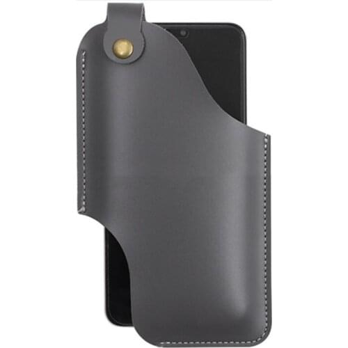 PU Leather Waist Bag Purse Phone Wallet Men Cellphone Loop Holster Case Belt Waist Bag Props For Men