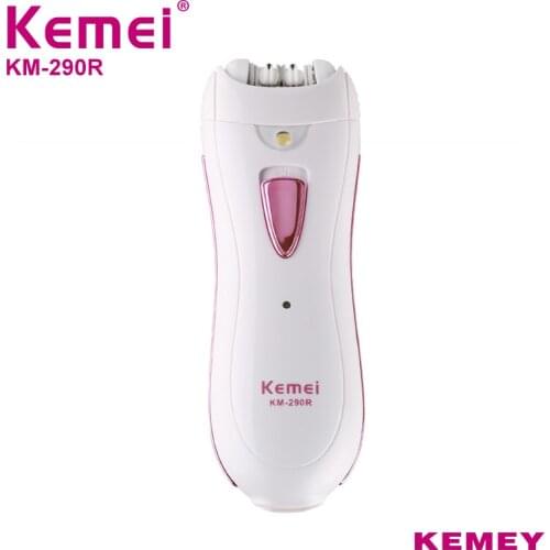 Kemei Rechargeable Electric Hair Removal Device Female Hair Removal Device for Facial Armpit Body Parts Hair Trimmer KM-290R