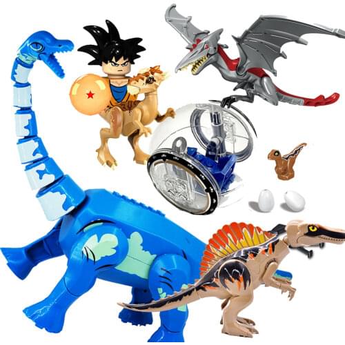 Jurassic Dinosaur Building Blocks Tyrannosaurus Rex Dinosaur Action Figures World Park Bricks Toys Gift Compatible Brands