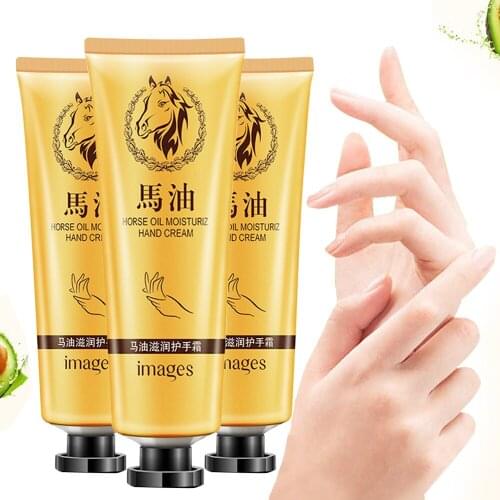Hand Care Horse oil Repair hand cream Anti-Aging Soft Hand Whitening moisturizing Nourish Hand Care Lotion Cream TSLM1
