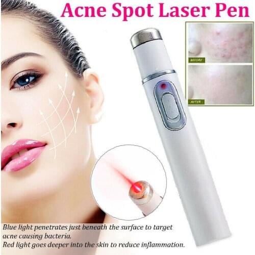 Medical Red Light Therapy Eye Massager Repair Wrinkle Dark Circle Laser Treatment Pen Soft Scar Wrinkle Removal Device