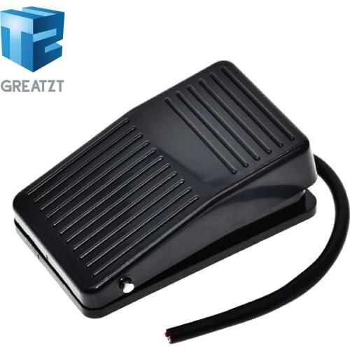 GREATZT Momentary Foot Controller Pedal Switch Electric Power Footl Switch AC 220V 10A 1 NO 1 NC SPDT