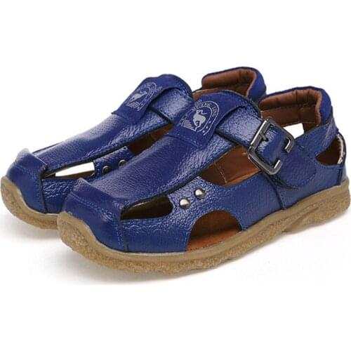 MHYONS 2020 Summer New Boys Sandals Childrens Sandals Child Boys Girls Slippers Breathable Non-slip Sandals Beach Shoes A-48