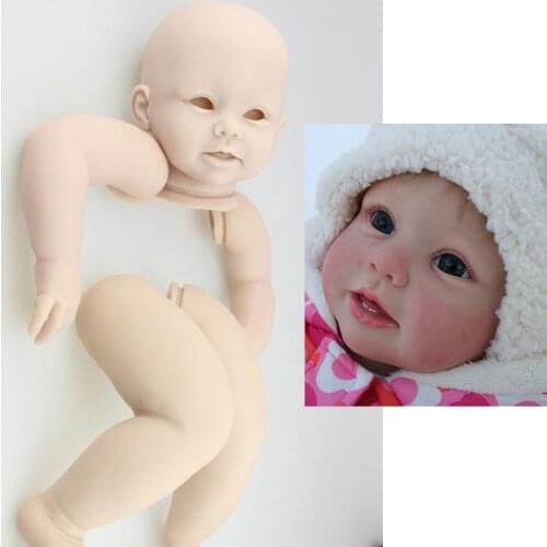 REBORN DOLL KIT Bonnie Simulation silicone reborn baby doll parts DIY unpainted baby doll mould