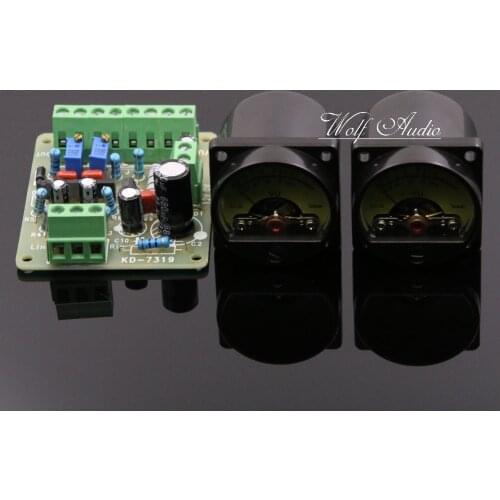 One pair high-end audio level/ db level meter + TA7318P VU header driver board