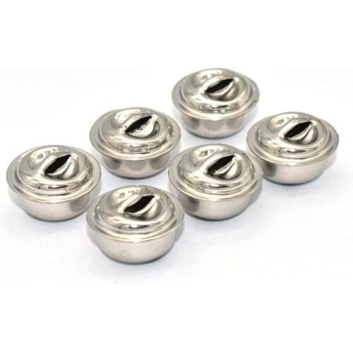 16mm Silver Tiny Jingle Bells Christmas Bells Jewelry Design Pet Collar Bell Charms Holiday Bells Bell Decoration