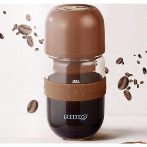 Mini fully automatic multi-function easy to use portable home single-person bean grinder coffee machine J06