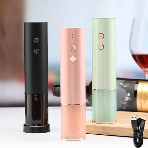 Professional Wine Bottle Opener Electric Portable Creative Automatic Wine Corkscrews Vacuum Bottle Stopper Bar Kitchen Tools