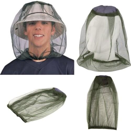 Mosquito Head Net Outdoor Fishing Sun Hat Pest Control Night Fishing Cap