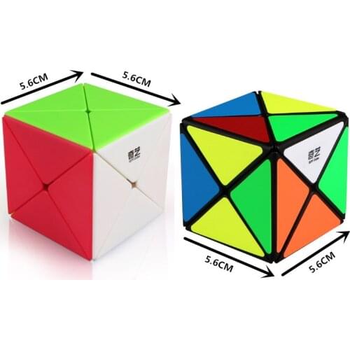 Qiyi X Magic Cube Stickerless 2x2x2 Cubo Magico Speed Cube Qiyi Warrior Stickerless Puzzle Toys For Children Adults
