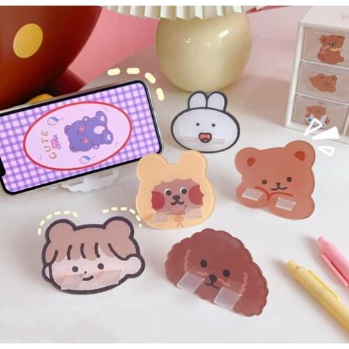 Sharkbang New Arrival Portable Kawaii Plastic Mobile Phone Stand Holder Creative Phone Accessories