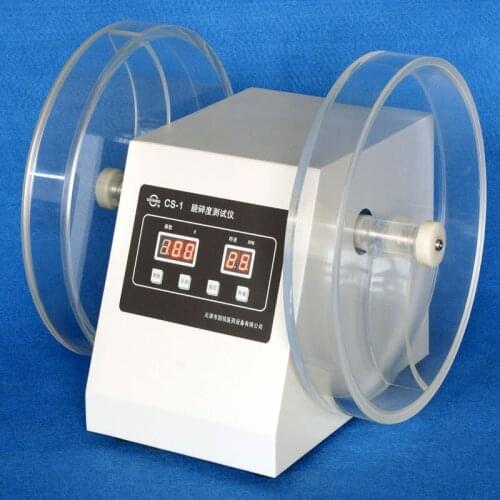 LED Display Benchtop Tablet Friability Tester Two Cylinders 20-90rpm CS-1 220V/110V Top Quality