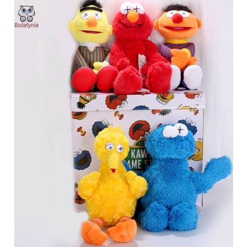 BOLAFINIA Sesame Street elmo plush toys cartoon children kids Christmas birthday stuffed toy gift