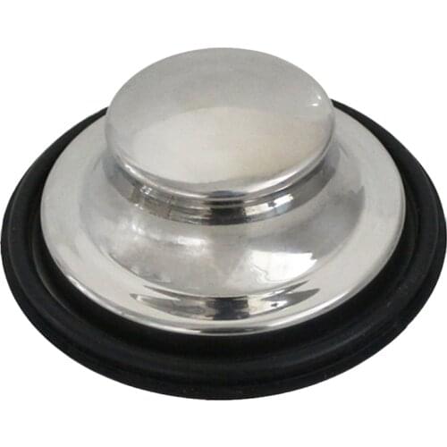 1pc Waste Disposer Plug Kitchen Premium Durable Stainless Steel Accessories Sink Plug Water Sealing Cover Replacement