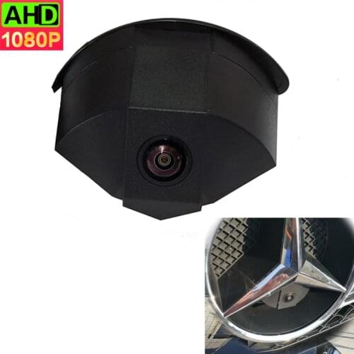 Wide Angle CCD Car Front View Logo Mark Camera for Mercedes-Benz GLK GLC GLE GLA ML With 2 ways Switch box Easy installation