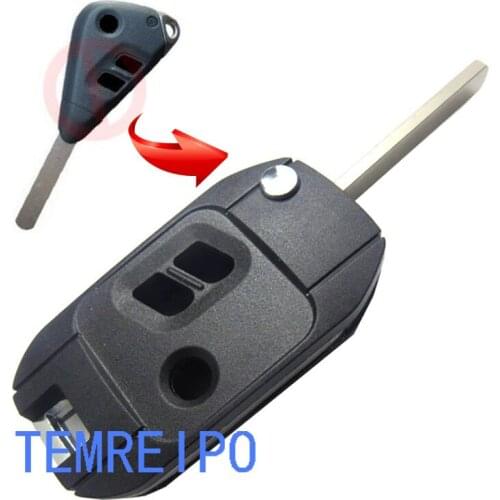 3 Button Modified Folding Flip Remote Key Shell Case Smart Key Housing For Subaru Legacy Forester Outback Impreza Uncut Blade