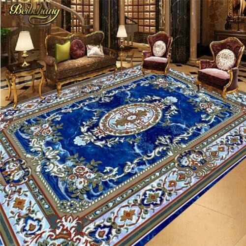 Beibehang Custom Floor Sticker Decor papel de parede 3D Mural Wallpaper Bathroom Living Room Self-adhesive flooring Wall paper