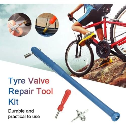 43pcs/Set Valve Stem Installation Remover Repair Tool Puller Car Tire Plug Core
