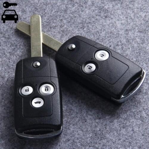 433MHZ with ID46 chip for Honda Civic Accord CRV C-RV Modified Remote Key 2/3 Buttons Car Modified Folding Flip Remote Key FOB