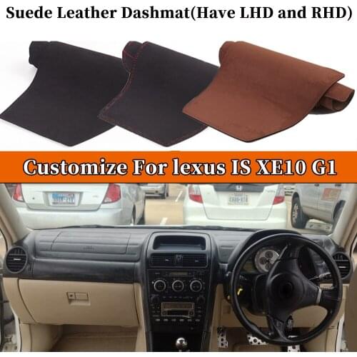 Accessories Suede Leather Dashmat Dashboard Cover Pad Dash Mat Carpet Car-styling For lexus IS XE10 G1 is250 is300 1998-2004 RHD