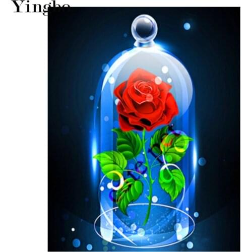 DIY 5D Diamond Painting Roses Bell Full Square Round Drill Rhinestone Cross Stitch Embroidery Mosaic Kits Christmas Gifts Decor
