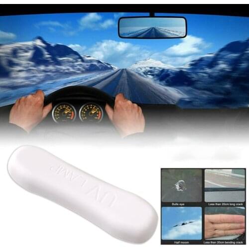 Car Auto Glass UV Cure Light Car Window Resin UV Lamp Automotive Glass Repair Tools Lighting Windshield Ultraviolet Detector