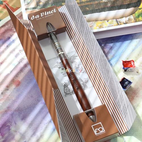 Da Vinci Series 499 Traditional wash brush Size 3 with Ethergraf Metalpoint tip,Skillfully handmade ,Professional art supplies