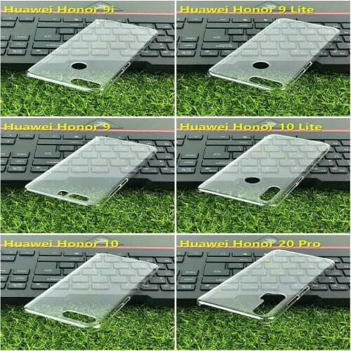 For Huawei Honor 9 Lite 9i Honor 10 Lite Honor 20 Pro Case Clear Cases Invisible Hard PC Cover Protect Back Shell