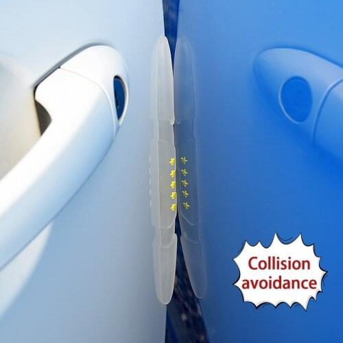 Car Door Transparent Anti-collision Protector Bar Stickers Side Edge Protection Guards Rear View Mirror Cover Protection Strip