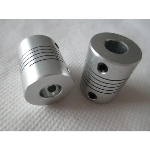 4pc 3mm To 8mm Flexible Coupling OD 19x25mm 3x8 mm Motor Jaw Shaft Coupler Brand New