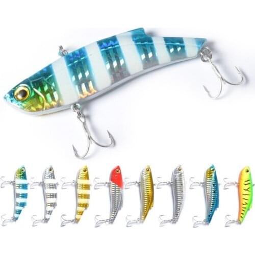 Large size fake fish vib for Ocean boat fishing sea bass or other big fish in deep lake or river