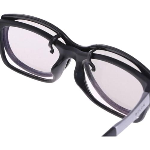Clip-On Type Circular Passive Polarized 3D Glasses For TV Real 3D Cinema 0.22mm