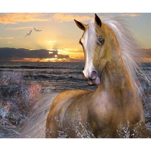 R4083 11CT/14CT/18CT/25CT/28CT oil scenery patterns Counted Cross Stitch DIY Cross Stitch Kits Embroidery Needlework Sets