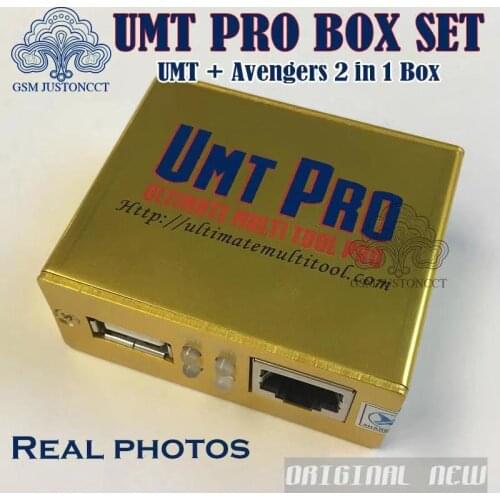 Newest 100% Original UMT Pro BOX UMT UMT BOX + AVB BOX 2in1 box + UMF all boot Cables