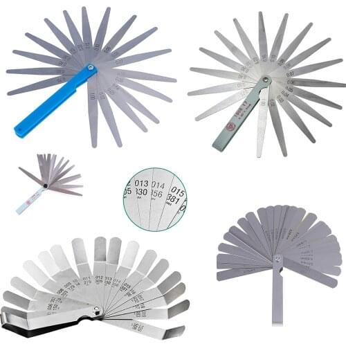 NEW 1 Set Metric Feeler Gauge 17/20/32 Blades 0.02-1.00mm For Measurements Tools