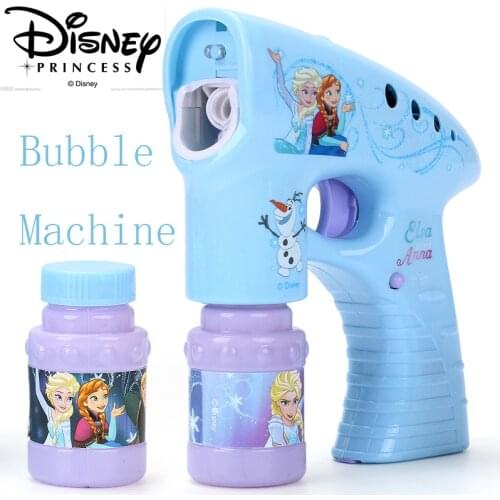 2020 New Frozen2 Elsa Anna Snow Girls Cartoon Bubbles Machine Disney Cars Outdoor Fun Maker Party Summer Outdoor Toy