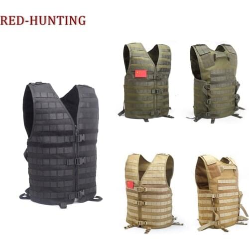 New Hunting Military Tactical Adjustable Molle Vest Wargame Combat Outdoor Vest CS Outdoor Airsoft Shoot Vest Desert Clothes