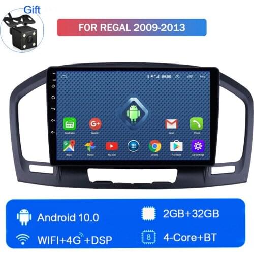 It is suitable for 2009 2010 2011 2012 2013 Buick Regal gps navigation Android 10 Car Stereo Multimedia Player 2+32G Autoradio