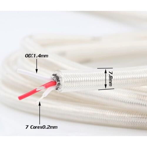 Per Meter QED 4 core Silver Plated RCA Audio Cable signal Cable for Audiophile DIY Interconnect Audio Cable