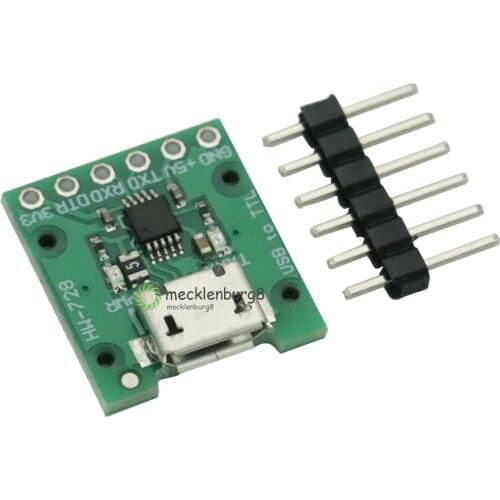 CH340E USB to TTL Serial Converter 5V / 3.3V Alternative CH340G Module for Arduino Pro mini