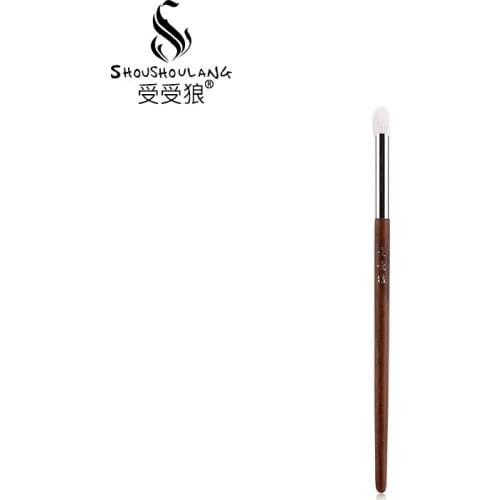 Shoushoulang Professional Make Up Brush Small Fan Shape Eye Shadow Brush 27# Soft Saibikoho Goat Hair Makeup Brushes