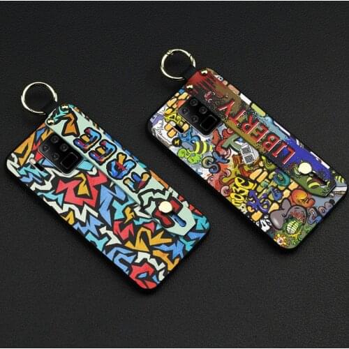 Graffiti Silicone Phone Case For Oukitel C18 Pro Dirt-resistant cover Kickstand Anti-dust Waterproof