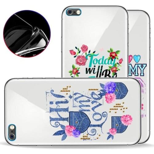 Gorgeous Ultra-thin Anti-fall Phone Shell For Apple iPhone 6 All-inclusive Transparent Protective Case Contracted