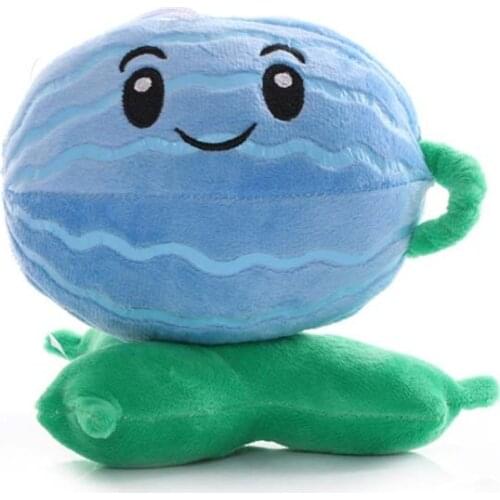 1pcs 15cm Plants vs Zombies Plush Toys PVZ Winter Melon Plants Plants vs Zombies Soft Stuffed Toy Doll for Children Kids Gifts